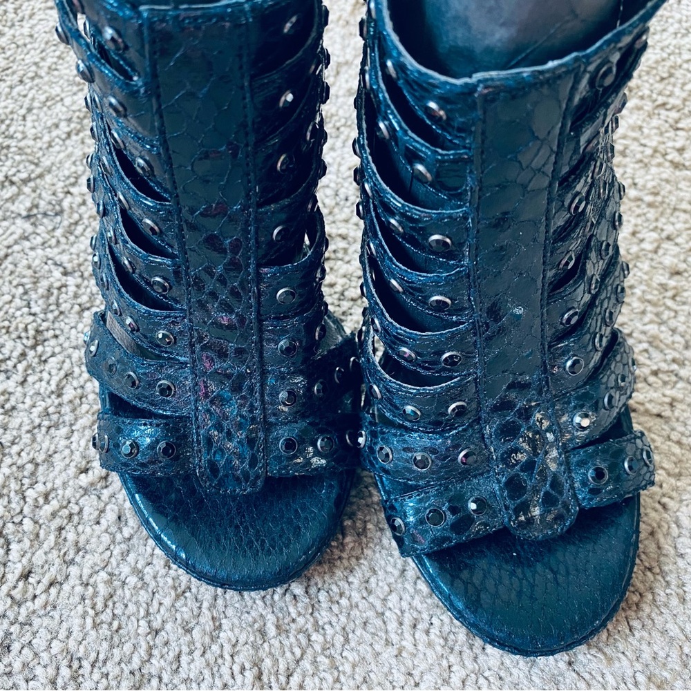 Aldo Black Studded High Heels - Picture 5 of 6
